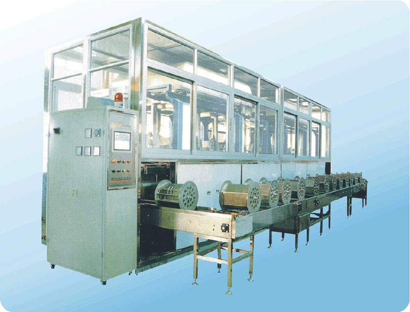 全自動(dòng)高壓噴淋超聲波清洗機(jī)